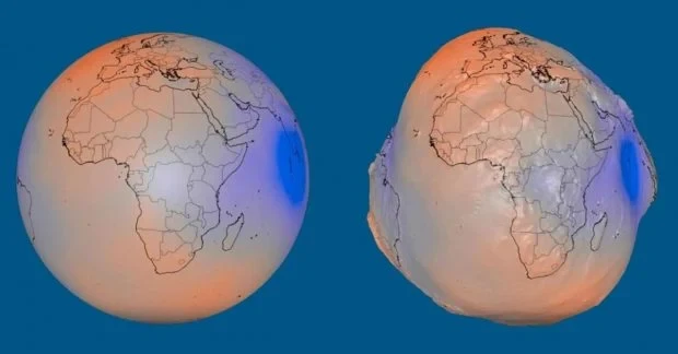 Земля виявилася схожою на картоплину: NASA показало незвичайну модель планети